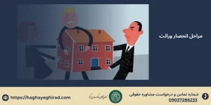 مراحل انحصار وراثت